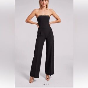 Generation Love Strapless Black Jumpsuit
